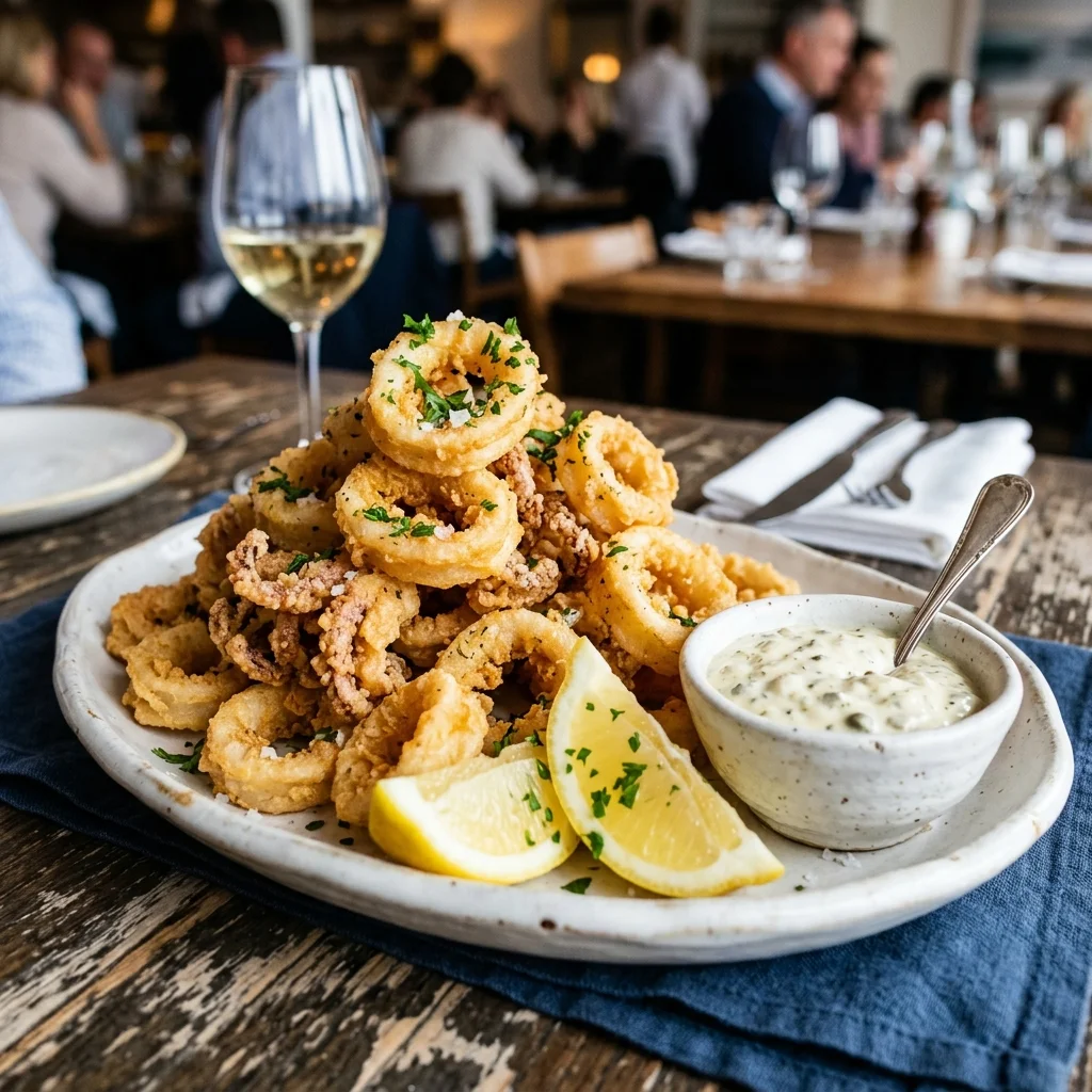 Golden Crispy Fried Calamari Rings (350g)