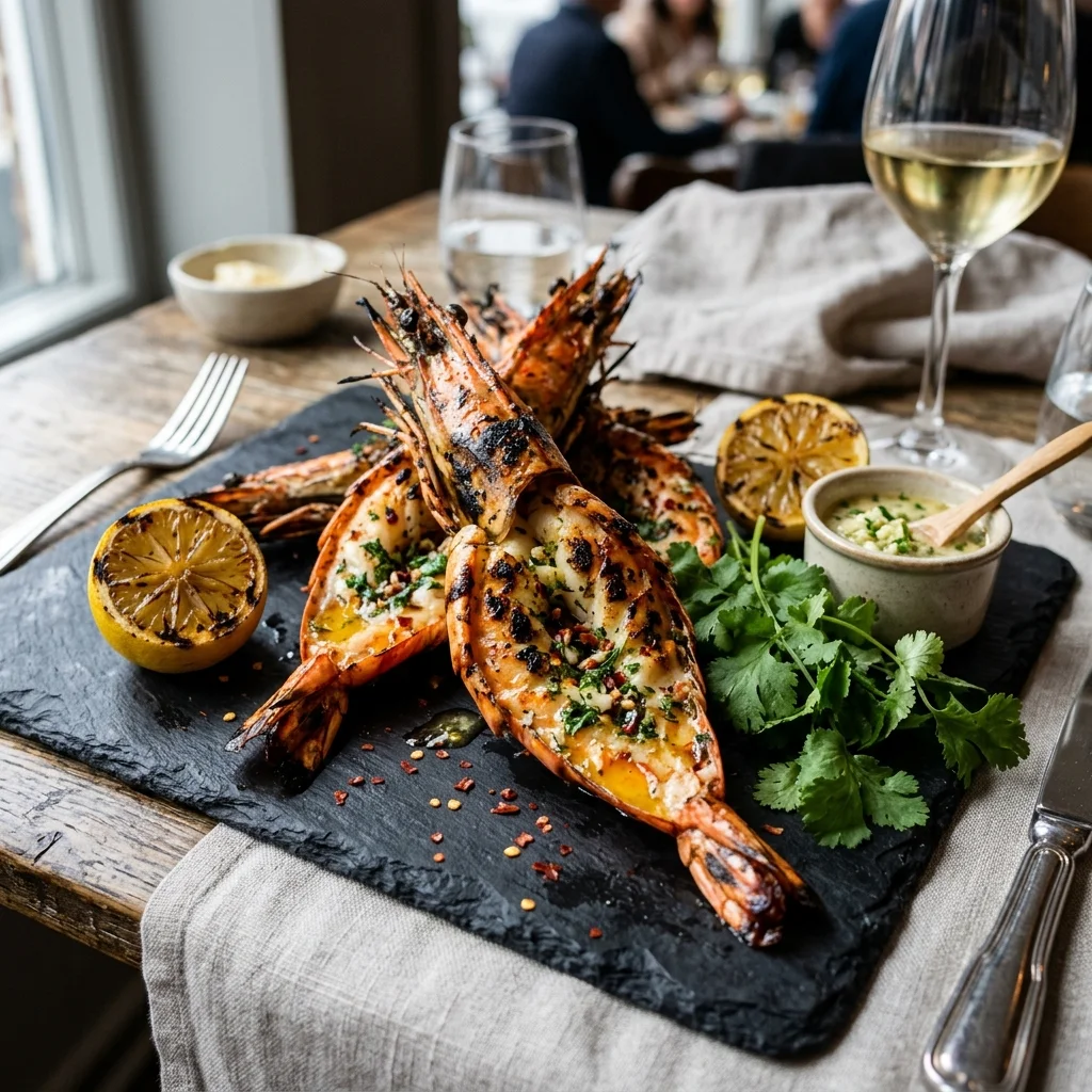 Jumbo King Tiger Prawns - Garlic Butter Grilled (500g / 6 Pcs)